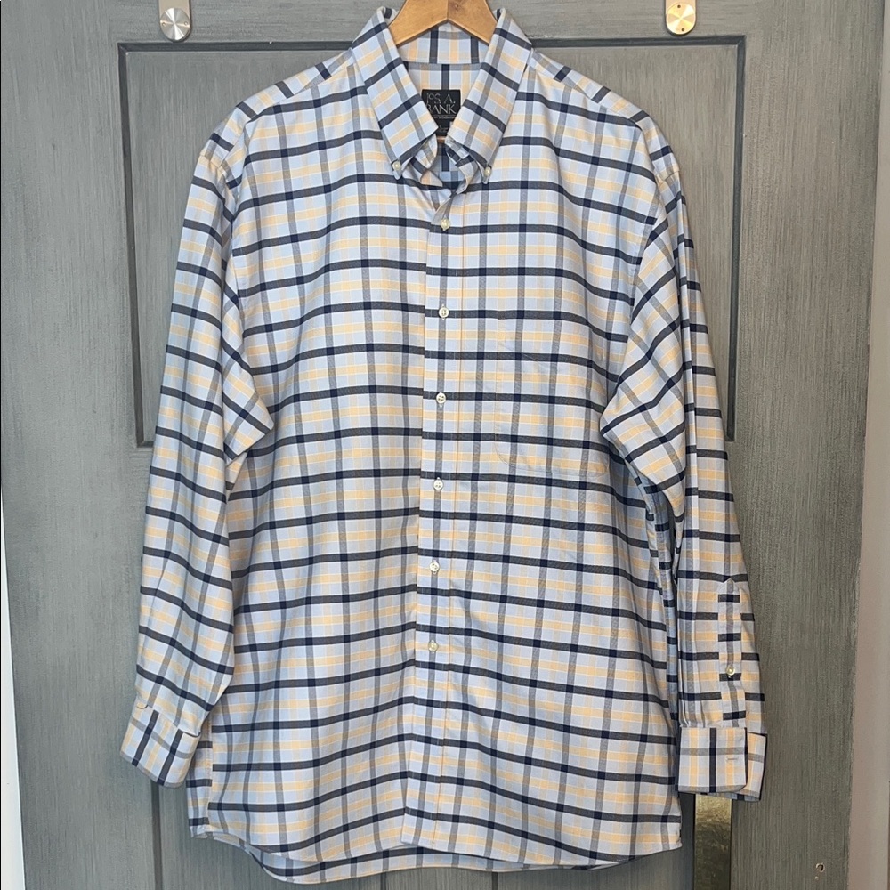 Jos. A. Bank Men’s Travelers Collection Traditional Fit Button Down Sz Large